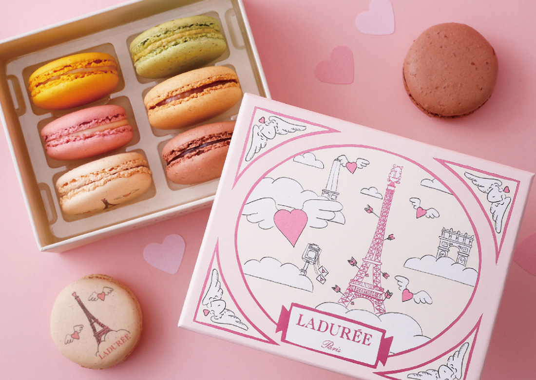 ［LADURÉE］（ラデュレ）　マカロンボックス アムール・ド・パリ